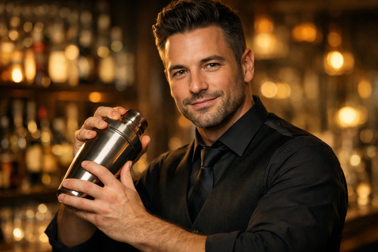Professional bartender
